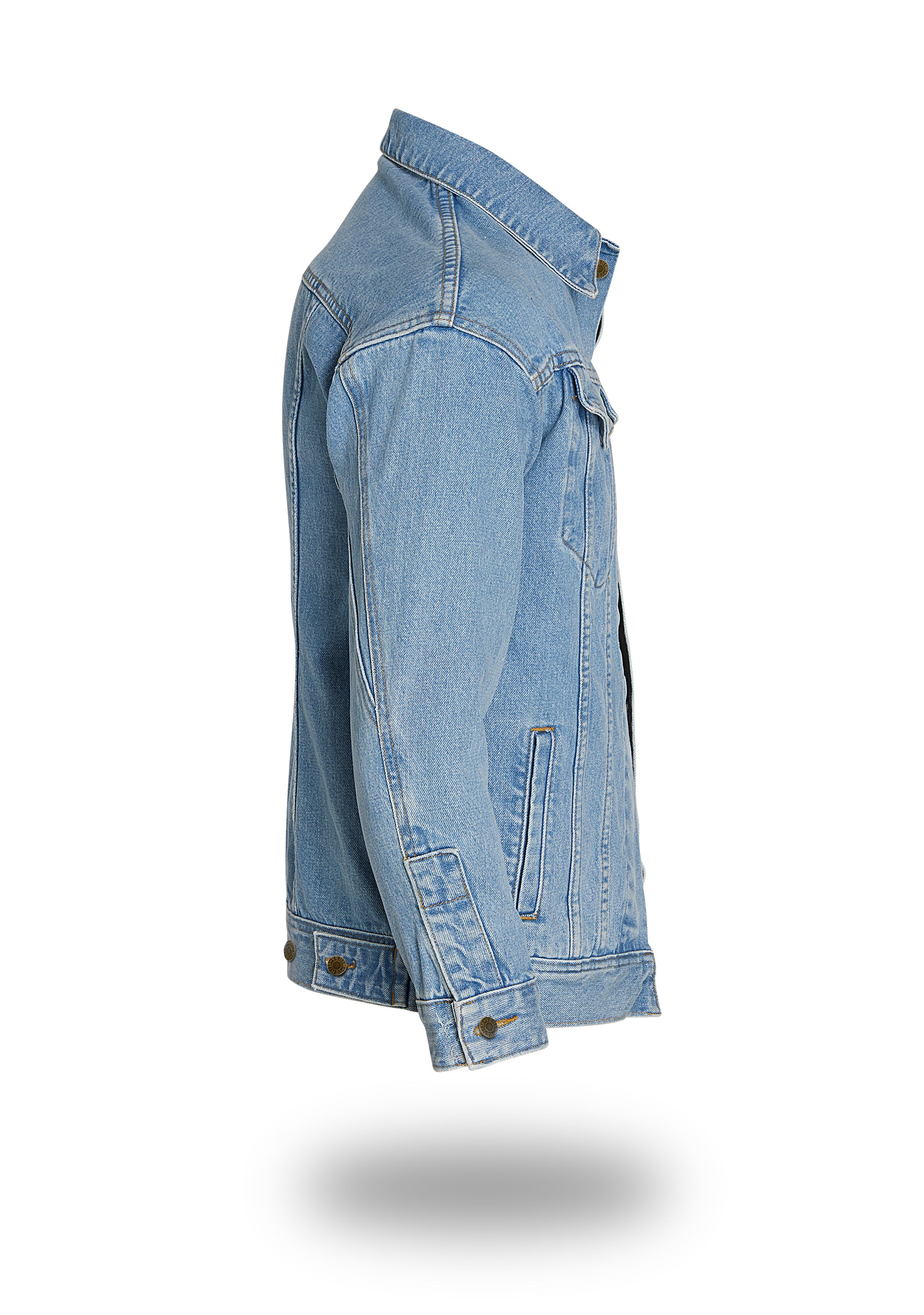 DENM 'Heartbreaker' Lightwashed store Blue Denim Jacket