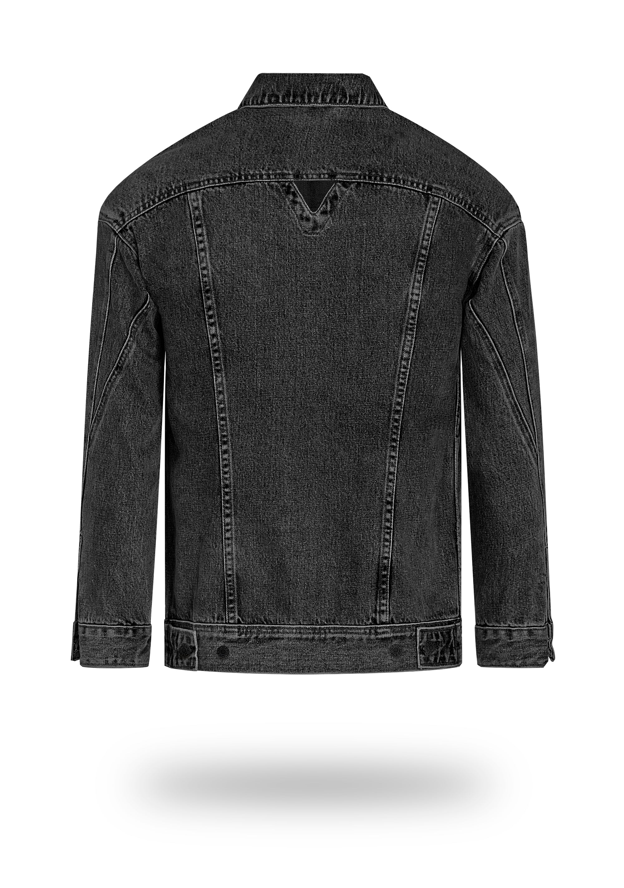 【完売品】BELVET Washed Black Denim Jacket Vintage Black Denim Jacket | VENIM Custom Denim Jackets – VENIM®